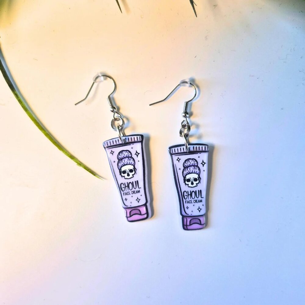 Ghoul Earrings | Witchy Accessories - Picture 3 of 4